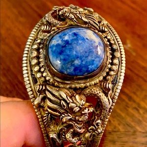 Silver cuff bracelet